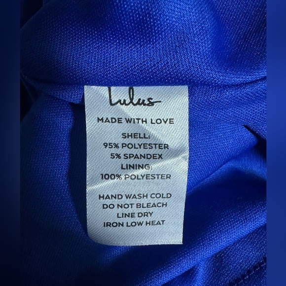 Lulu’s Katrina Royal Blue Strappy Backless Skater Dress. Size M. NWT. - Picture 6 of 6